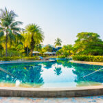 Outdoor swimming pool